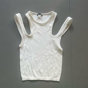 Zara White Tank Top